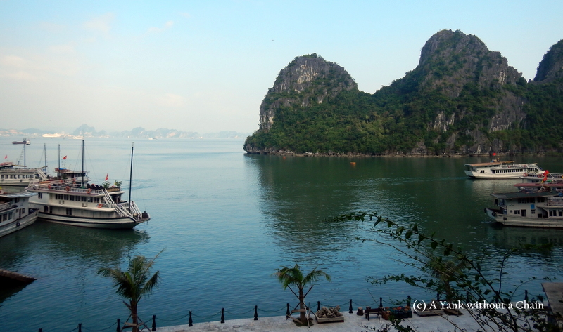 A view of Ha Long Bay