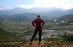 Posing with Sapa Rice Terraces