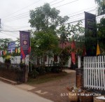 The entrance to the UXO Laos Center in Luang Prabang