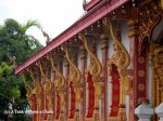The side wall of Vat Nong in Luang Prabang