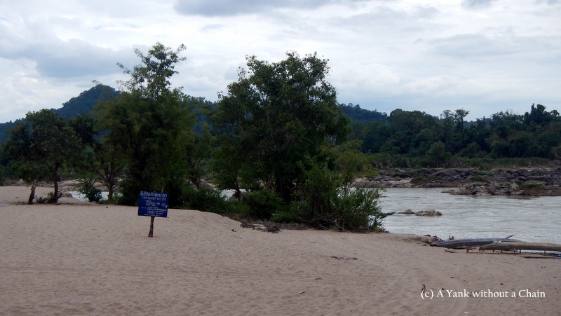 A quiet beach on Don Khon, 4000 Islands