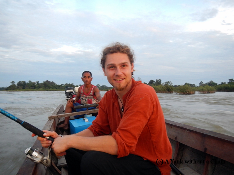 Florian hanging out, waiting for some fish to bite
