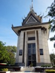 A Buddhist stupa built in honor of the victims of the Killing Fields