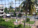 The courtyard of S-21 prison in Phnom Penh. The site was formerly a school.