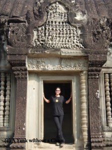 The Yank without a Chain at Angkor Wat