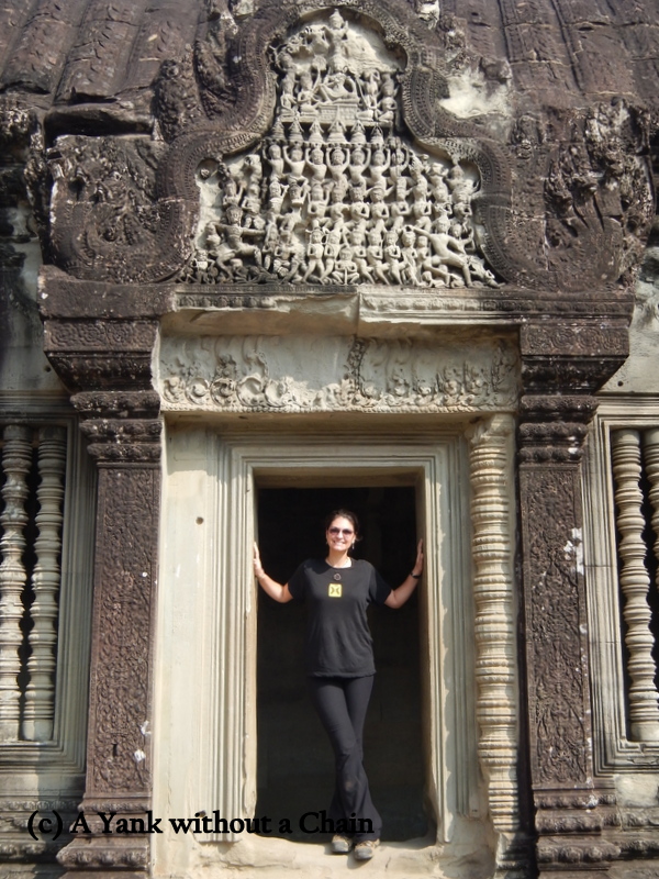 The Yank without a Chain at Angkor Wat