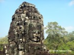 Some of the faces of the Bayon in Angkor Thom