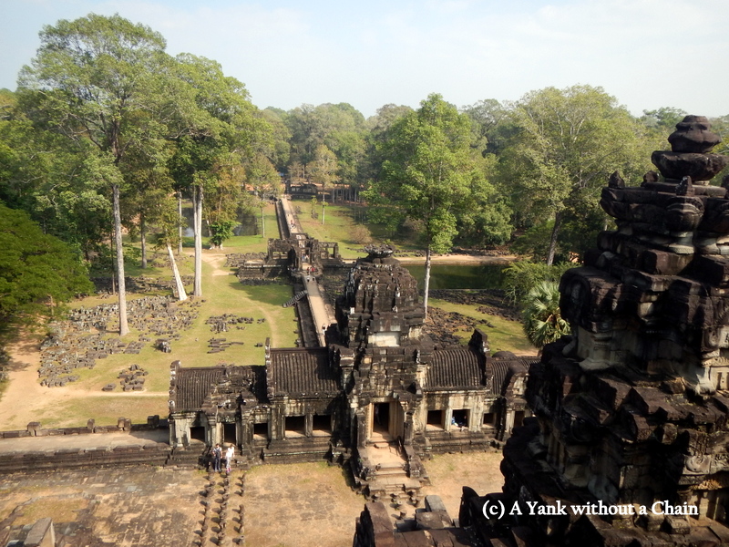 View from the Baphuon inside Angkor Thom