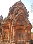 A portion of the ruins of Banteay Srei