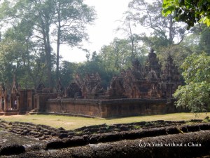 The ruins of Banteay Srei in the Angkor Archaeological Complex