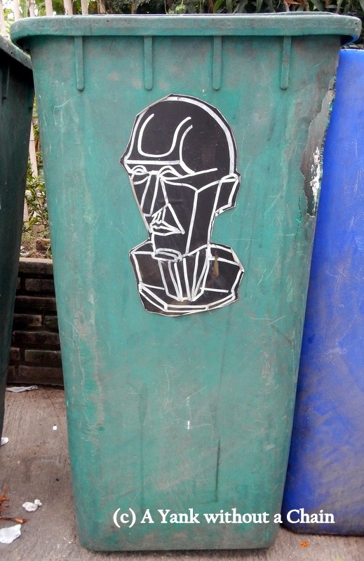 Chiang Mai Street Art Trash Can