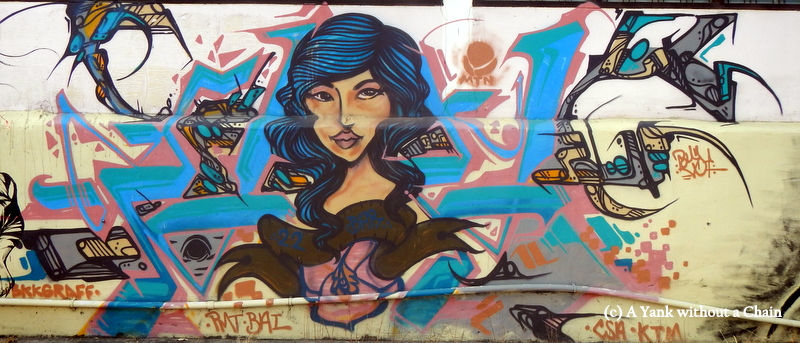 Chiang Mai Street Art Girl 2