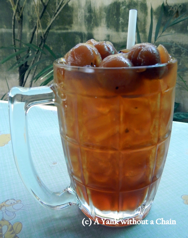 Longyan is a local fruit from norther Thailand, and it's delicious as a drink