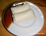 My homemade spring rolls before going into the fryer at Zabb-e-Lee