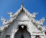 The entrance to the White Temple in Chiang Rai