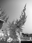 A dragon at the White Temple in Chiang Rai