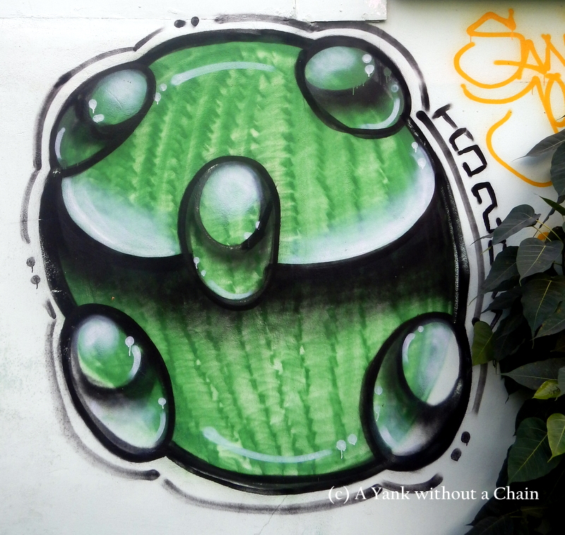 Chiang Mai Street Art Green