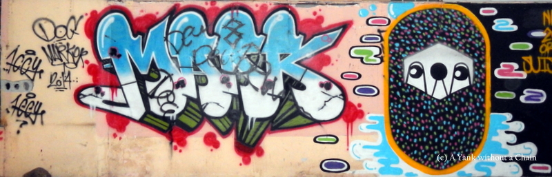 Chiang Mai Street Art Blue