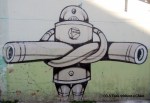 Chiang Mai Street Art Twisted Robot