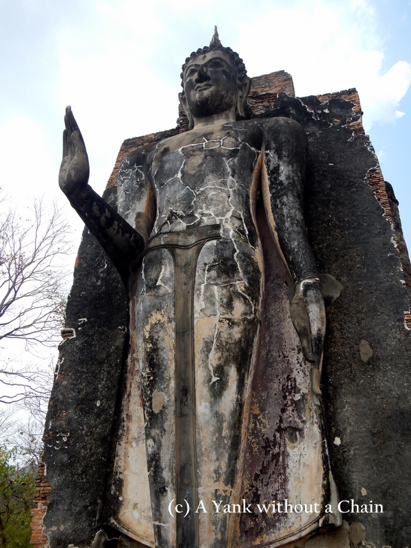 The Buddha statue at Wat Saphan Hin