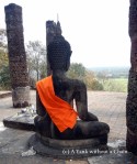 A Buddha statue at Wat Saphan Hin