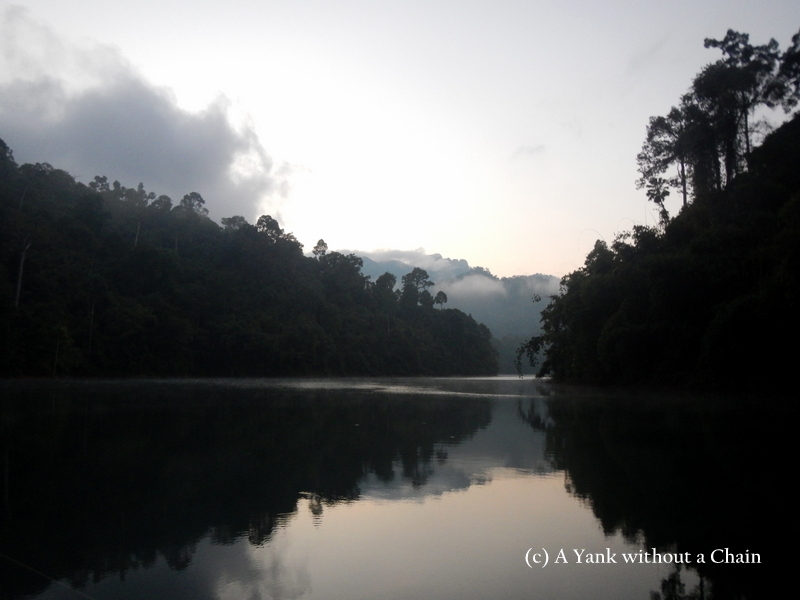 Dawn at Chiew Lan Lake