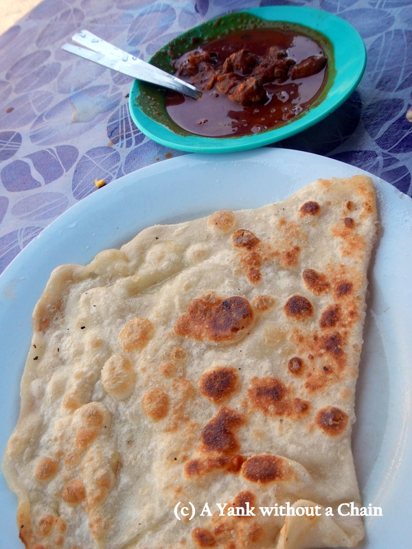 Roti Canai is a popular breakfast dish