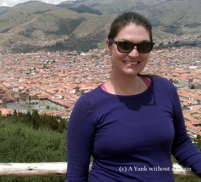 Looking out over Cusco, Peru. You can see the Plaza de Armas in the background!