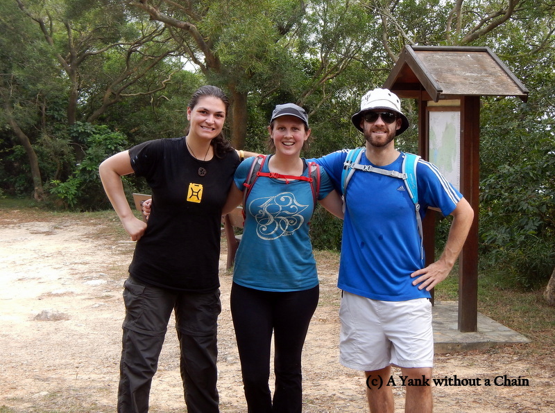 Hiking with Jane and James on Lantau Island!
