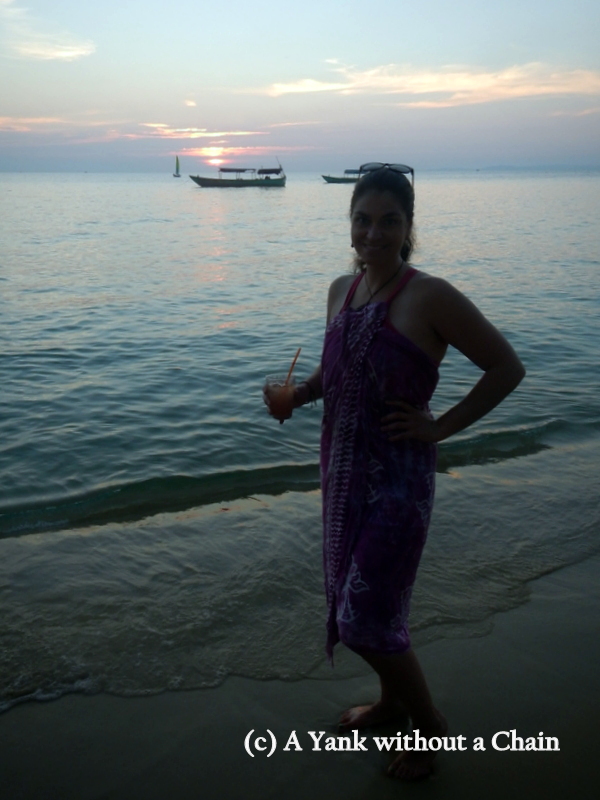 Christmas day at the beach in Sihanoukville, Cambodia