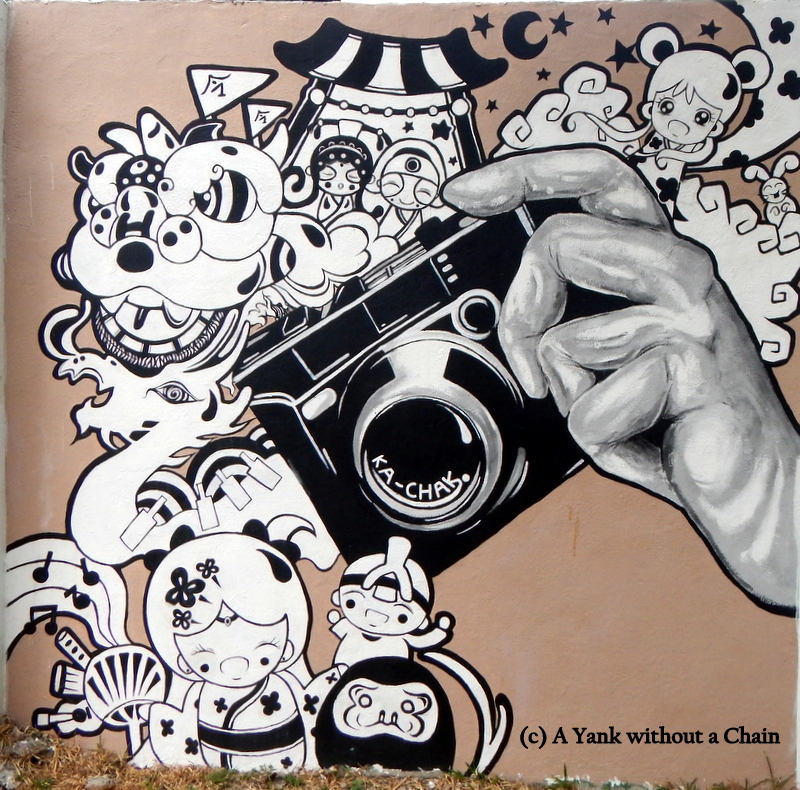 Some of the street art in Georgetown, Malaysia