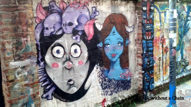 Some of the impressive street art in Valparaiso, Chile