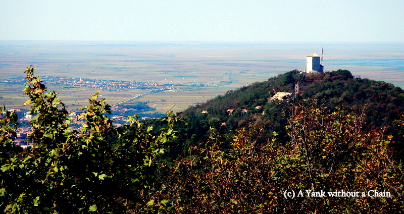 The view of Vrsac, Serbia on a camping trip
