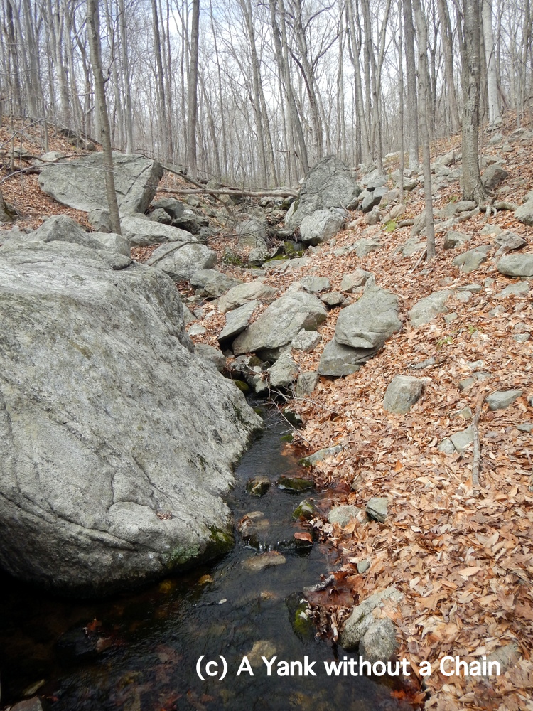 A rock-lined river at Devil's Den