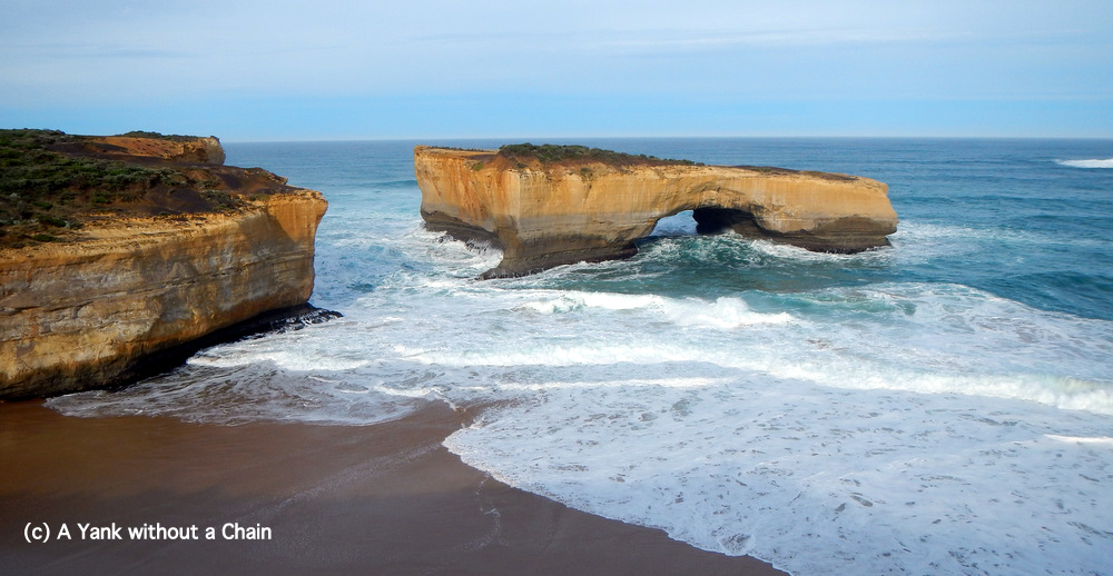 The London Bridge site on the Great Ocean Road