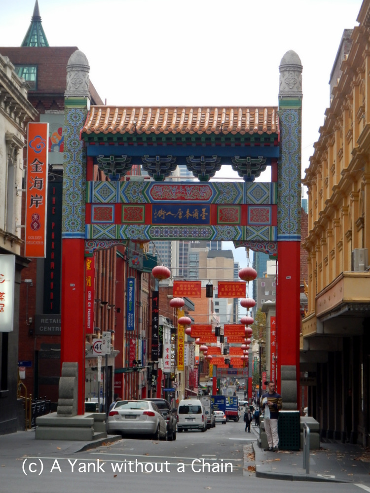 The gate to Chinatown in the CBD