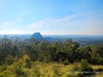 View of the Glass House Mountains from Mount Beerburrum