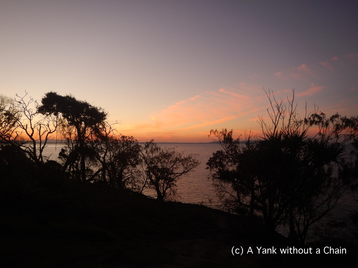 Sunset viewed from Noosa National Park