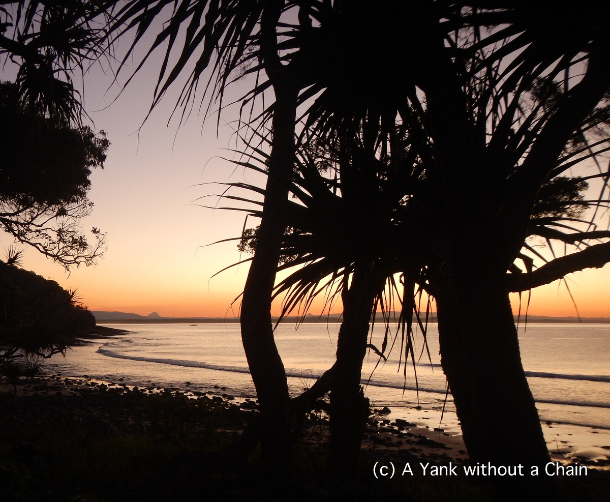 Sunset viewed from Noosa National Park
