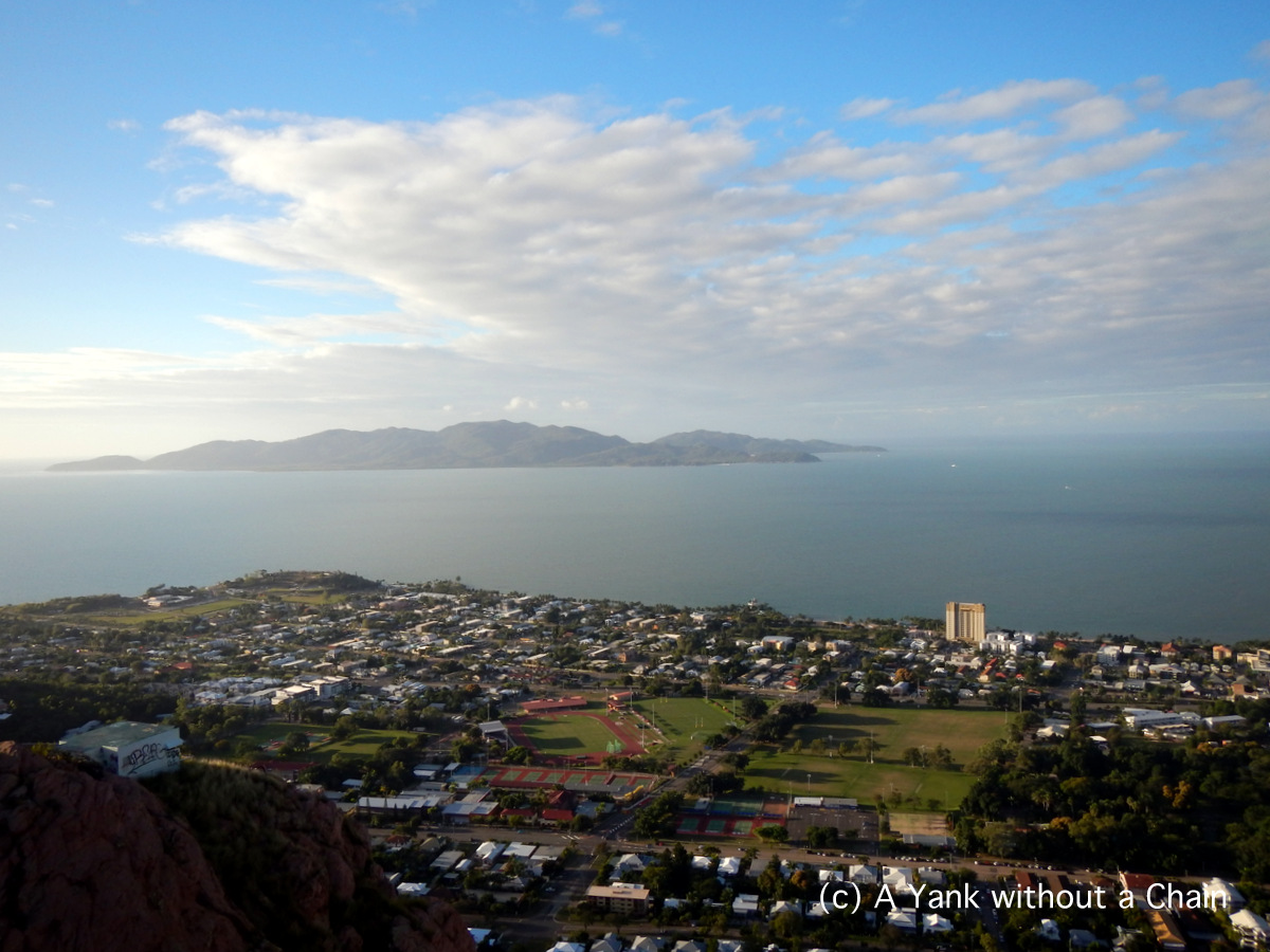 The view of Magnetic Island from Castle Hill