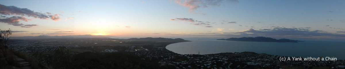 Sunset viewed from Castle Hill