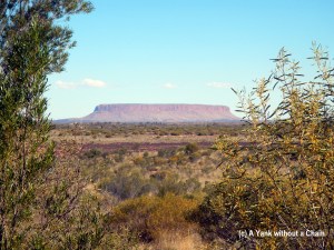 The mountain known alternately as Attila and Mt. Conner as viewed from highway 4