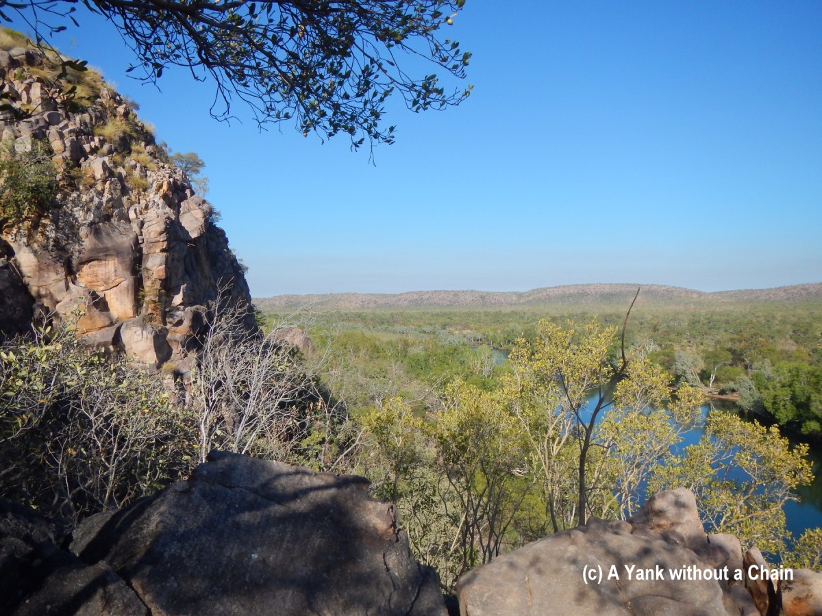 The view from Baruwei Lookout, part of a 5k bushwalking trail at Katherine Gorge